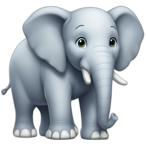 Éléphant sur maison emoji