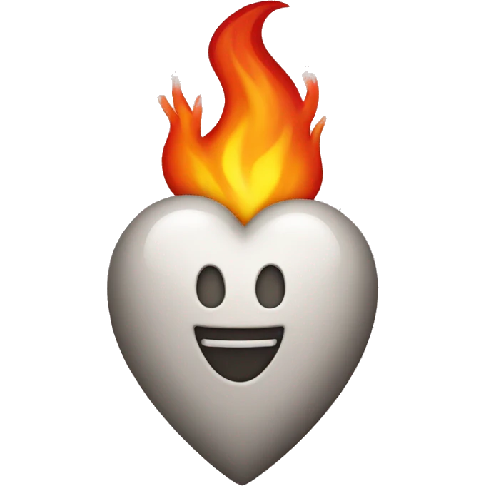 Heart on fire emoji