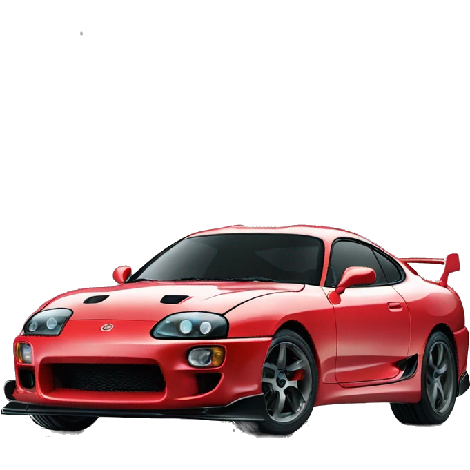 sandalyeye oturmuş toyota supra emoji