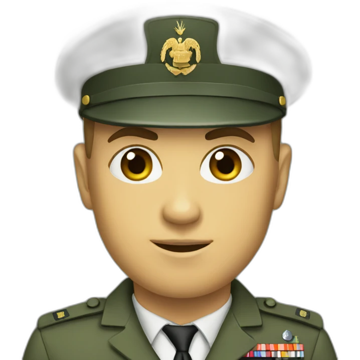 Army officer emoji
