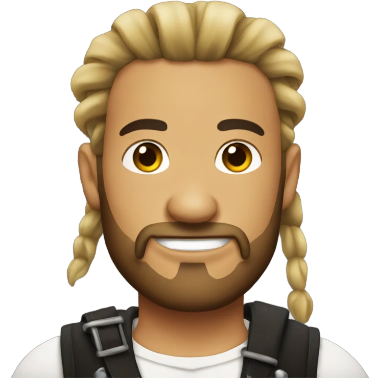 Pirate with man bun  emoji