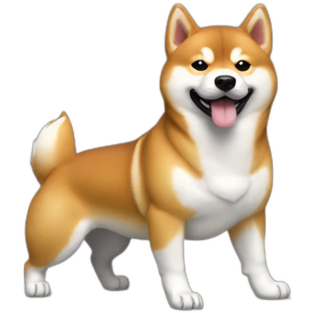 Shiba inu avec des Air Max Tn emoji