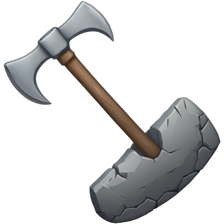 stone axe emoji