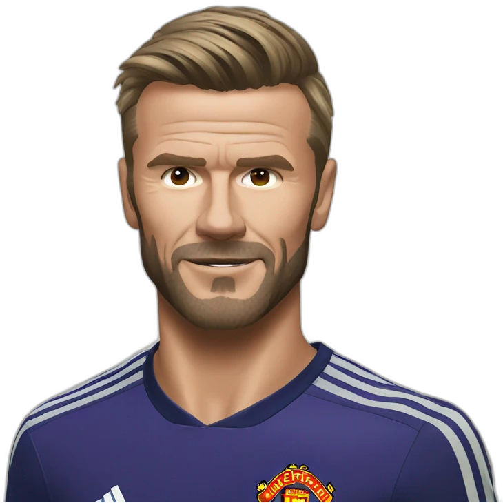Beckham Manchester united emoji