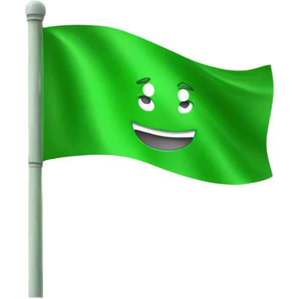 Green flag  emoji