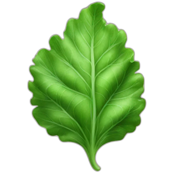 green salad leaf emoji