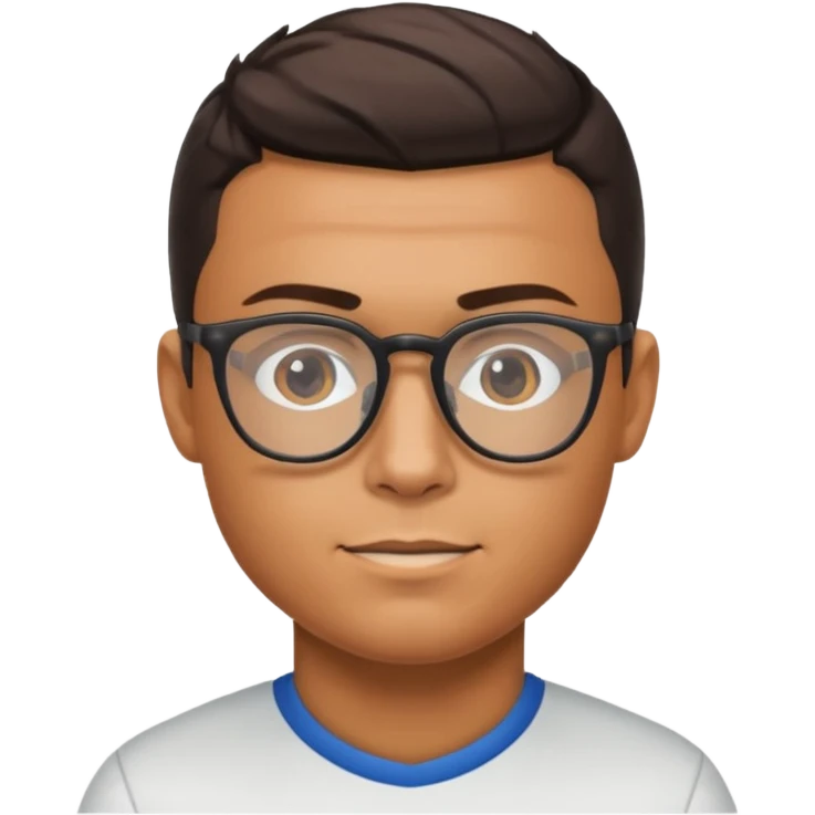 ronaldo wearin glasses emoji