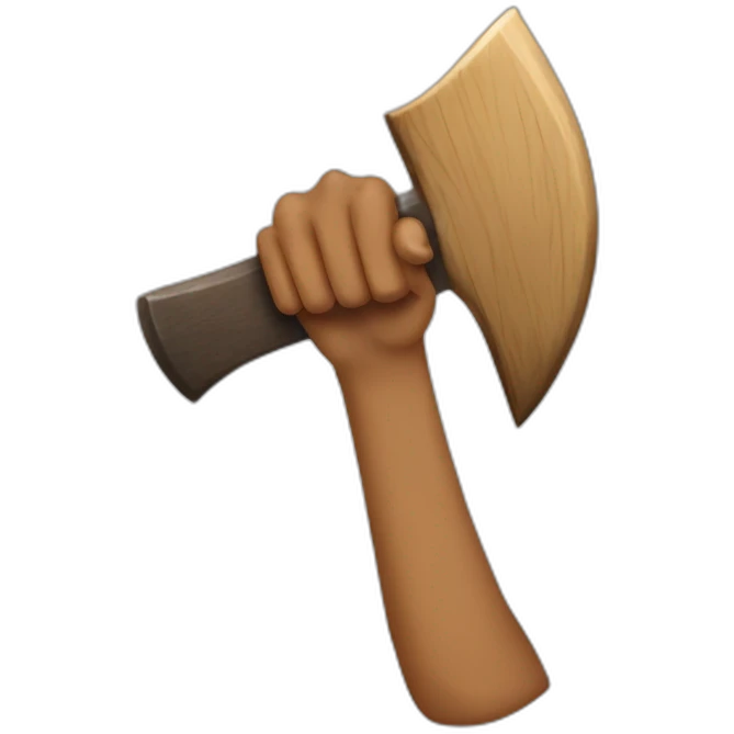 Axe em jacks hand sign emoji