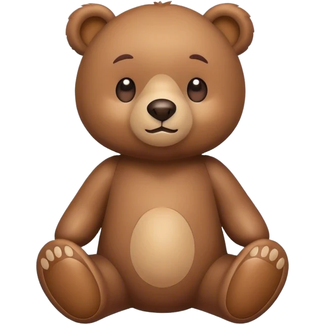 doll bear soft brown emoji