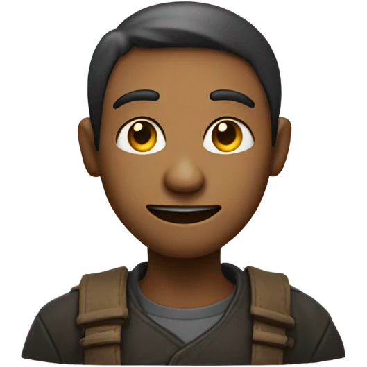 A fake friend emoji