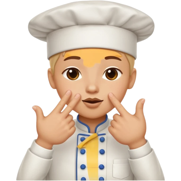 A hand making the chef’s kiss gesture: fingers pinched together, thumb and fingertips touching, as if saying ‘perfection’ or ‘delicious emoji