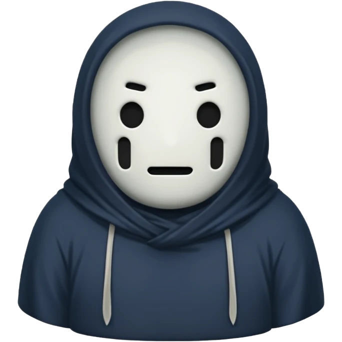no face studio ghibli  emoji
