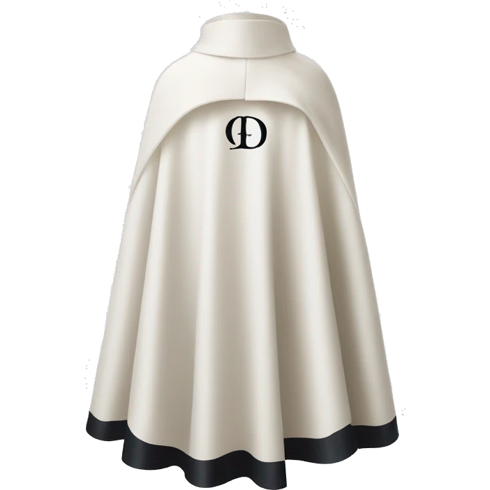 Dior logo on the cape emoji