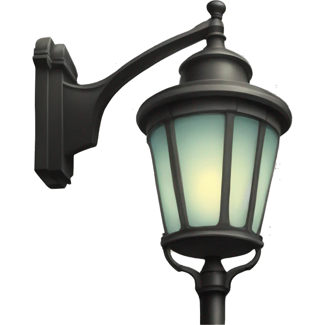 vintage street lamp emoji