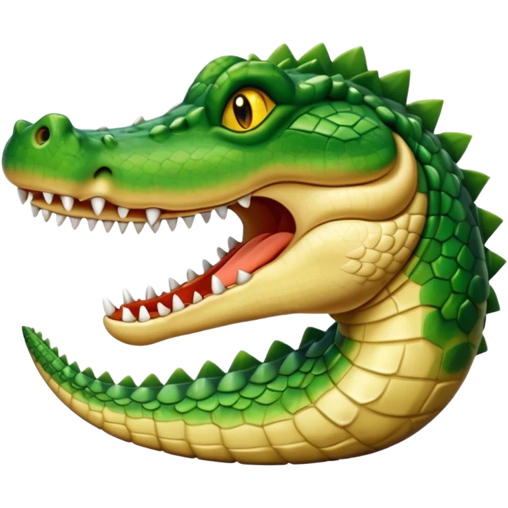 Bombardí no cocodrilo emoji