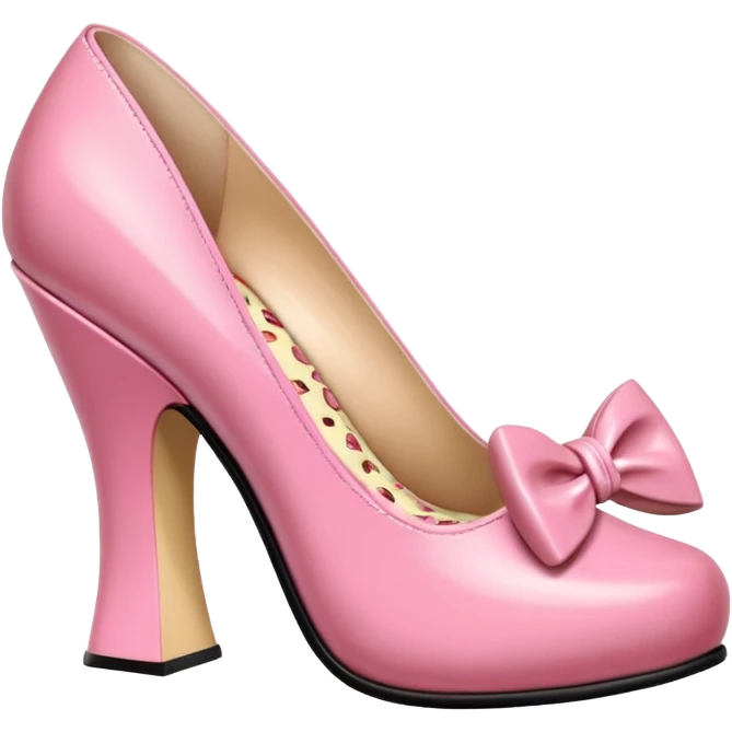 Betsey Johnson style spam meat shoe sculpture  emoji