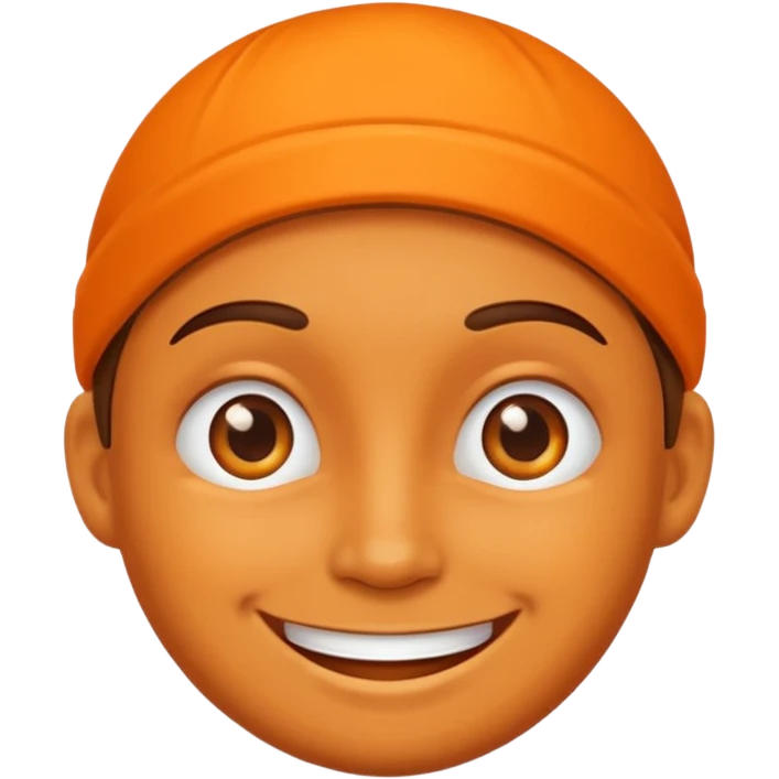 Laughing Orange emoji