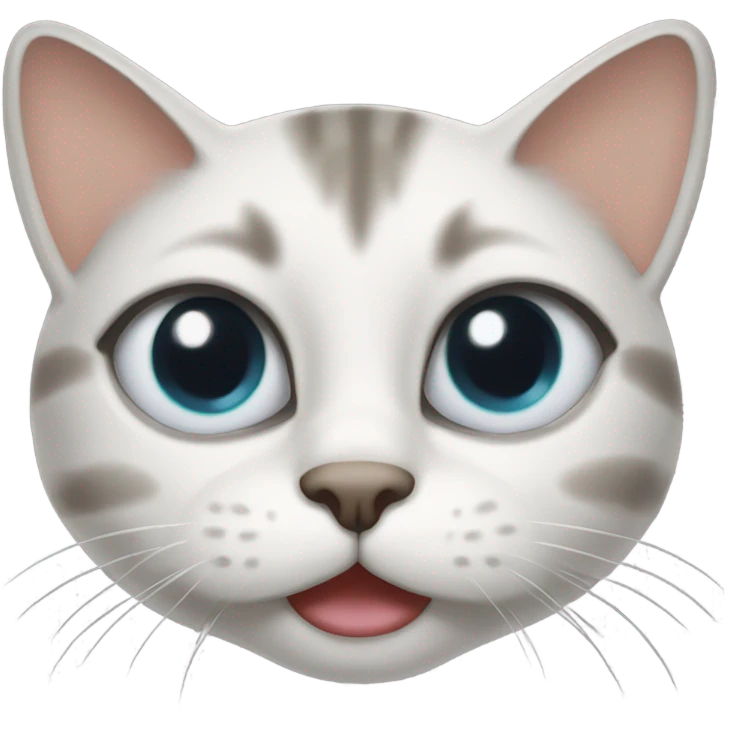 Cat blinking eye emoji