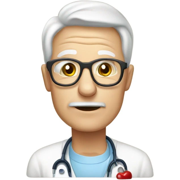 Senior not being able to get medicine for high blood pressure emoji