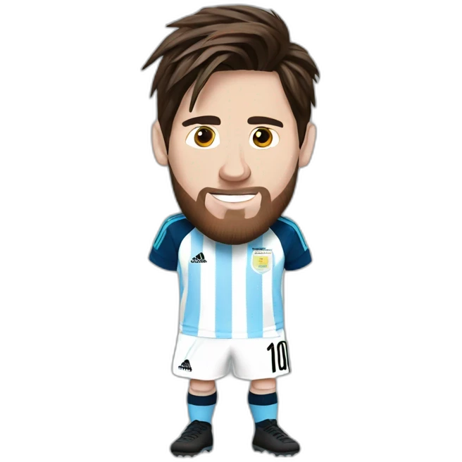 messi argentina emoji