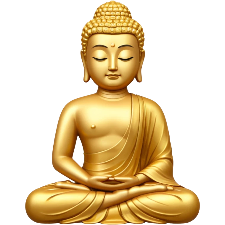 Golden Buddha emoji