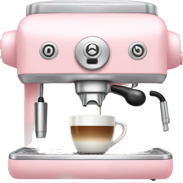 Light Pink coffee machine  emoji