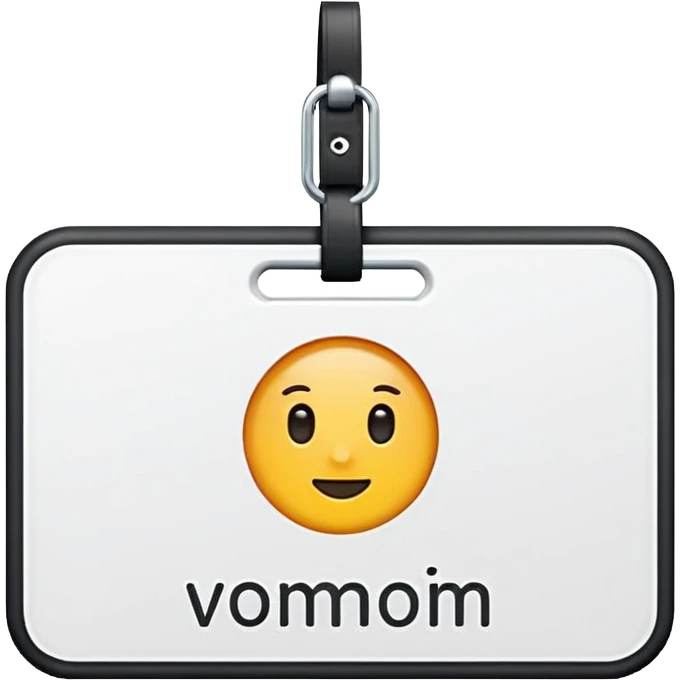 name tag emoji