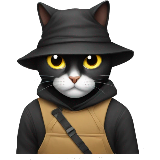 cat as robber  emoji