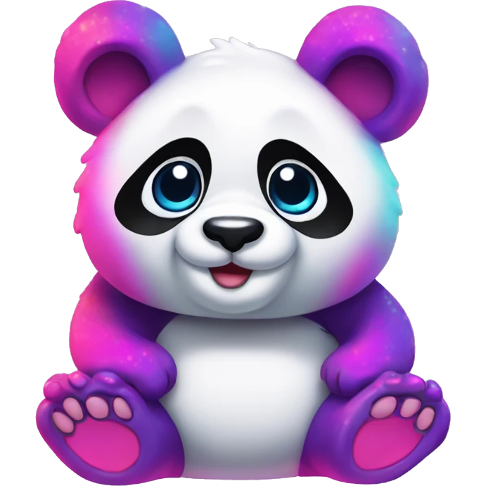 lisa frank panda bear emoji