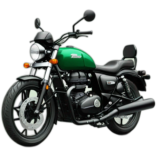 royal enfield meteor 350 green emoji