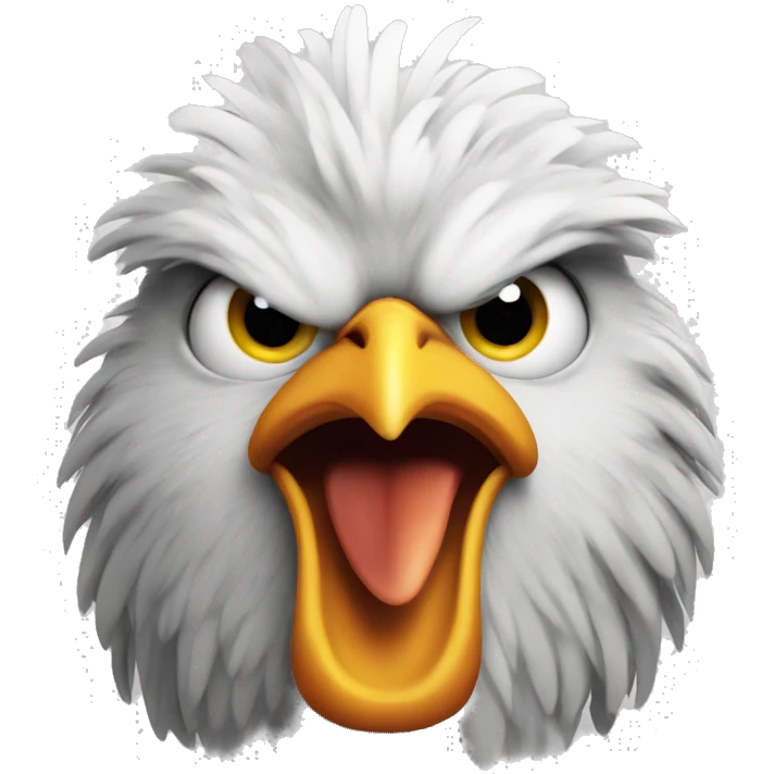 angry chicken emoji