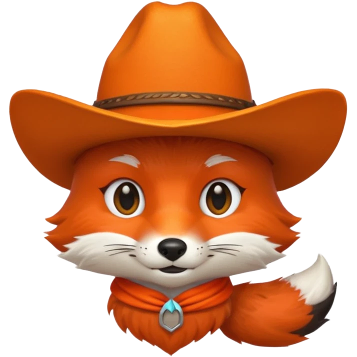 fox with cowboy hat emoji
