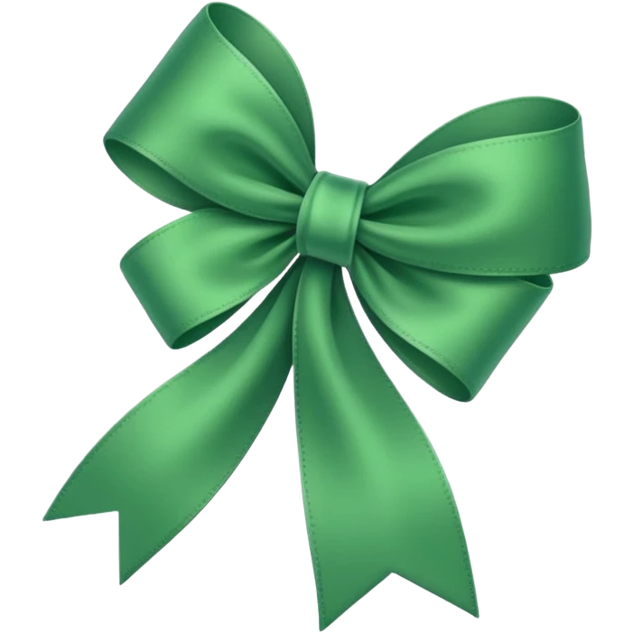 green ribbon emoji