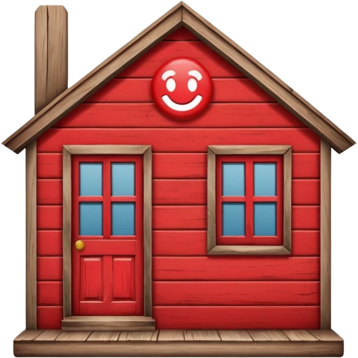 real estate sign red emoji
