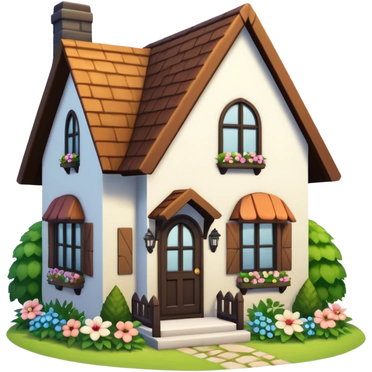 A cottage-core interpretation of the Sims 4 logo emoji