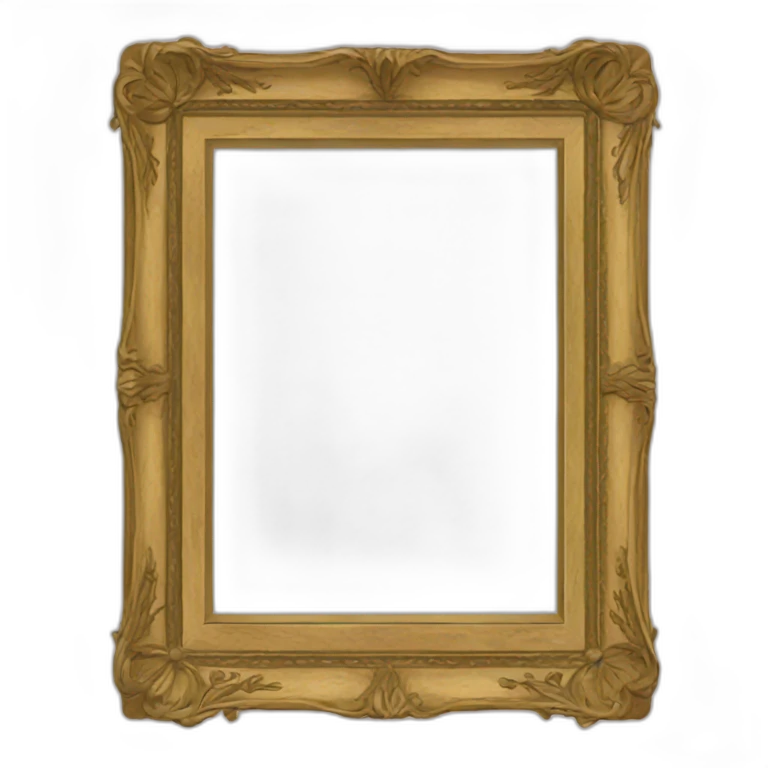 art painting frame emoji