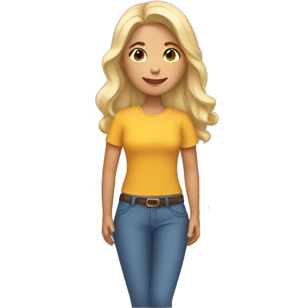 Mujer con Mano en la cadera emoji