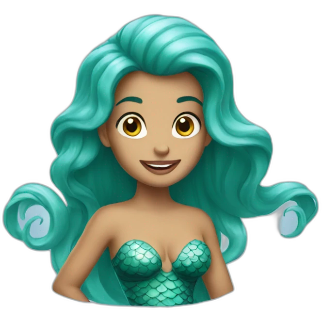 Little mermaid emoji