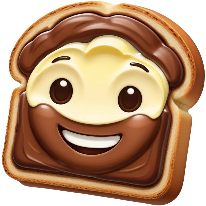Nutella Brot mit Butter das lacht emoji