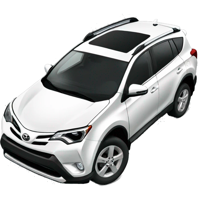 white toyota rav4 emoji