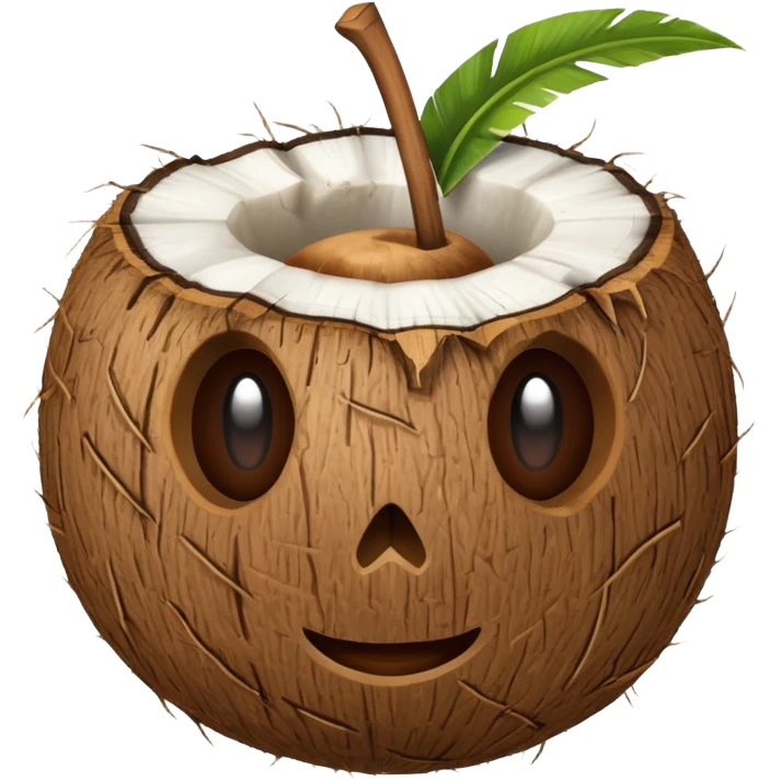 Tropical coconut  emoji
