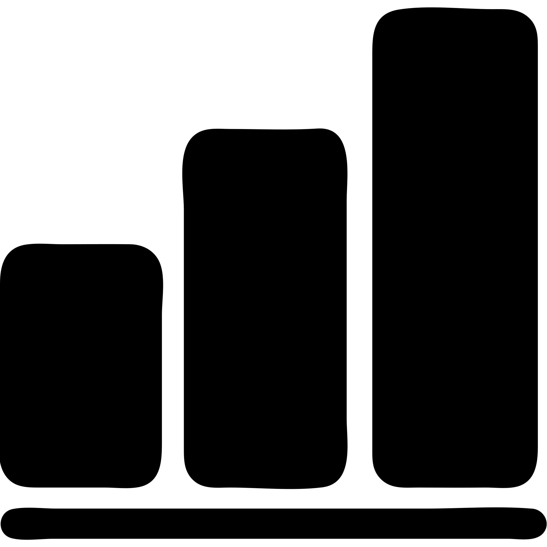 minimalist solid filled graph icon emoji