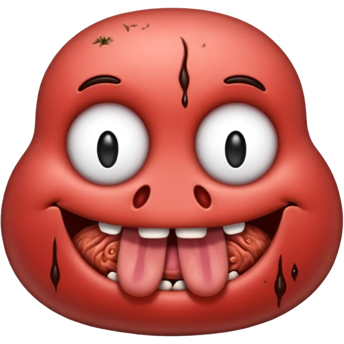 rotten meat emoji