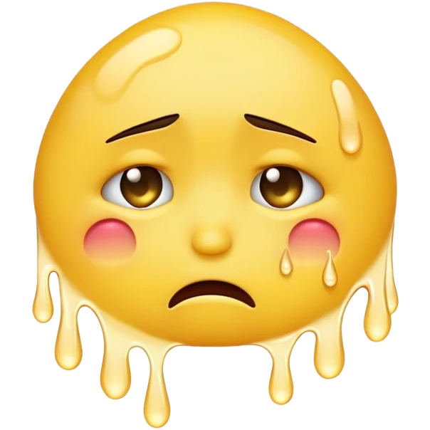 Crying yellow emoji  emoji