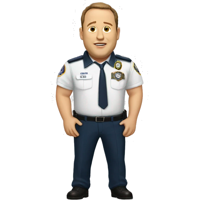 Kevin James King of Queens uniform emoji