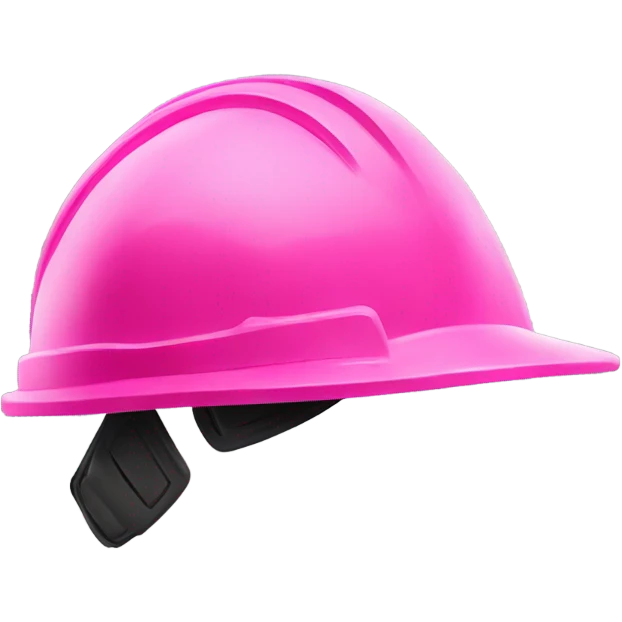 pink hard hat emoji