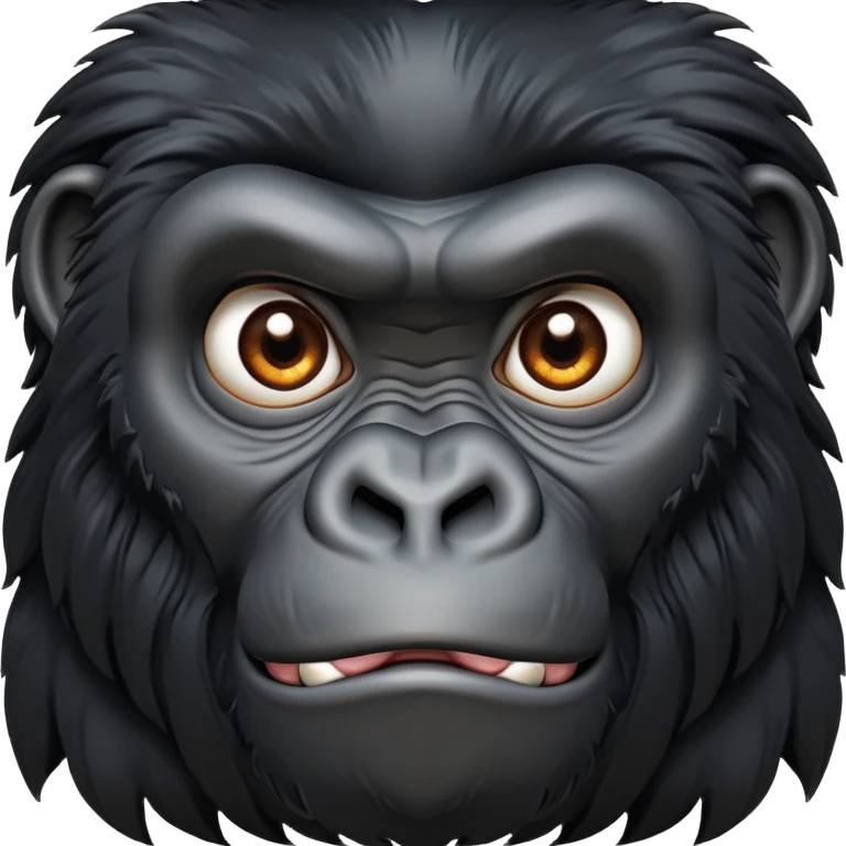 gorilla ape face emoji