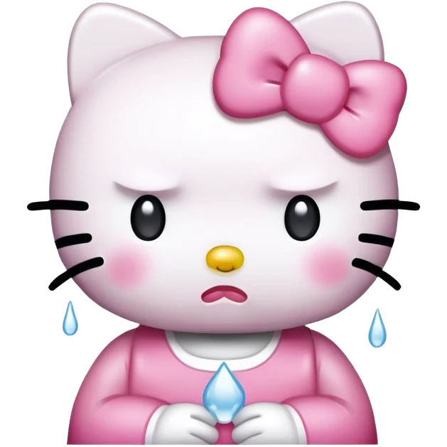 Hello kitty triste emoji