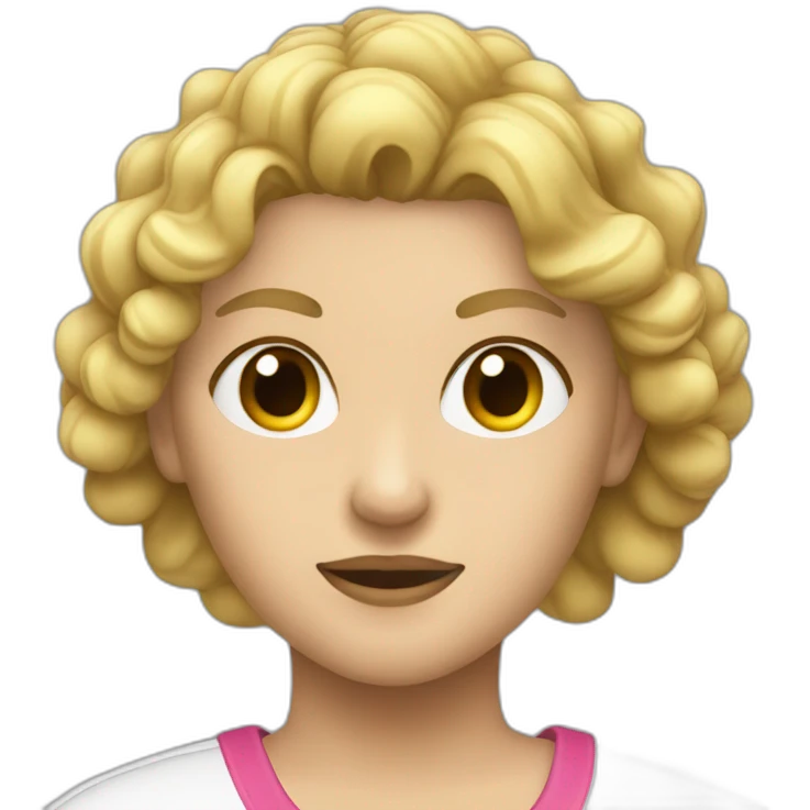 Madona qui joue au tennis emoji
