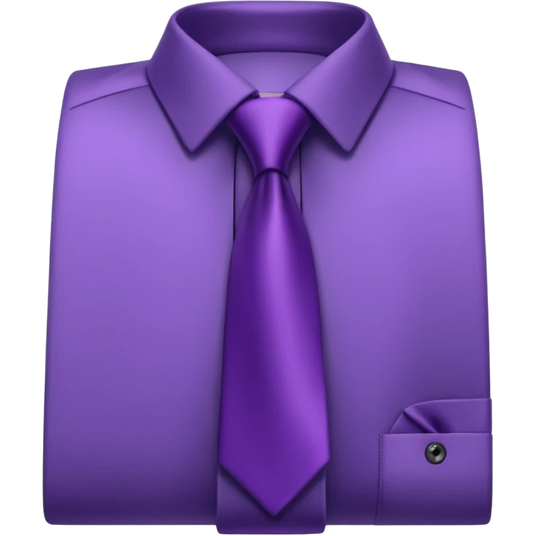 purple tie emoji